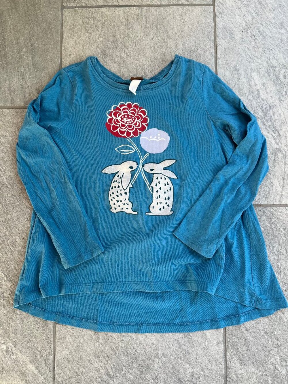 Tea collection girls longsleeve bunny tea - size 7